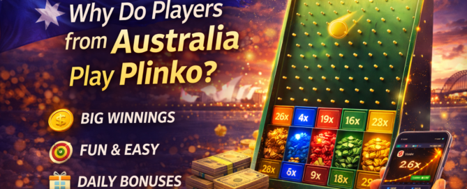 web banner players from Australia Play Plinko