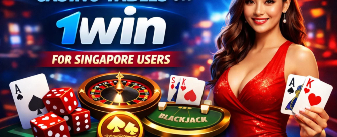 Live Dealer Casino Tables on 1Win for Singapore Users