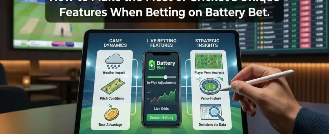 We break down the markets and tools Battery Bet offers for every cricket format — from T20 and the IPL to Test matches — and how to make the most of them. A useful guide for Indian bettors.