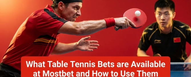 Table Tennis Bets Available at Mostbet