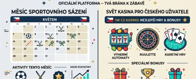 1W CZ: Oficiální Platforma – Jak Vypadá Měsíc Sportovního Sázení a Kasina pro Českého Uživatele